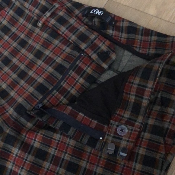 Straight leg plaid pants - Picture 4 of 8